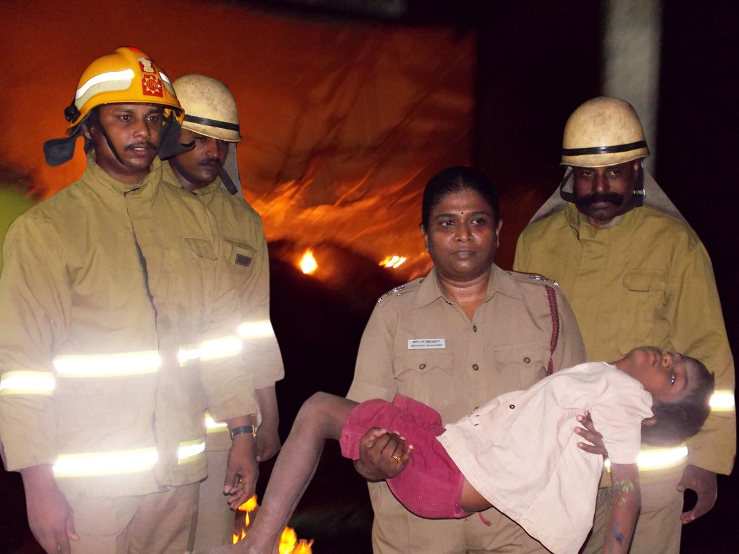 Meenakshi Vijayakumar at Fire Rescue